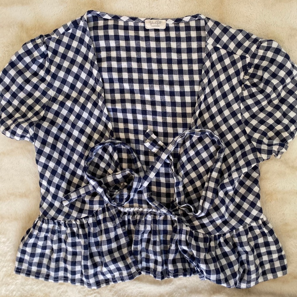 JOHN GALT FRONT TIE TOP